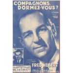 Partition ancienne - compagnons dormez vous - fred hebert - editions selmer