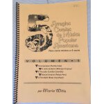 Partitions chorales, amrique sud :  5 arreglos corales de msica popular americana  para coros mixtos ...