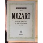 Partition pour chorale de laudate dominum de mozart