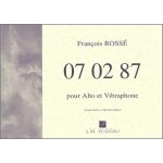 Partitions classique rosse f. - 070287 - alto, vibraphone Partitions classique rosse f. - 070287 - alto, vibraphone
