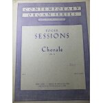 Partition contemporary organ series / roger sessions chorale n 1