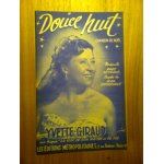 Partition  douce nuit  (chanson de noel) (yvette giraud)