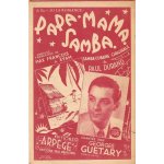 Partition georges guetary papa mama samba du film jo la romance Partition georges guetary papa mama samba du film jo la romance