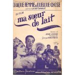 Partition lucien baroux chaque femme a quelque chose / bof du film ma soeur de lait ( couleur bleue ) ... Partition lucien baroux chaque femme a quelque chose / bof du film ma soeur de lait ( couleur bleue ) ...