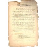 Diverses partitions muscicales toutes epoques : prendre un enfant, o jesu christie, don leon, la part ...