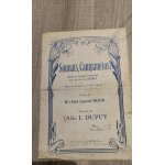 Partition orgue ou piano et chieur a 2 voix. noel en langue gascogne sur un air du quercy . dupuy et ...