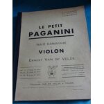 Partition: le petit paganini, trait� el�mentaire de violon, 2�me ann�e