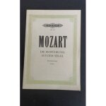 Partition piano et chant mozart l'enl�vement au serail edition peters