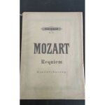 Partition piano et chant mozart requiem edition peters