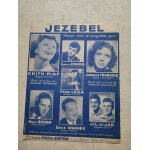 Partition pour piano : jezebel par edith piaf, charles aznavour, jacqueline fran�ois, henri decker, gil ...