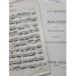 Partition - sonaten nr. 1 - 3 (haendel, georg friedrich) - flûte traversière, piano Partition - sonaten nr. 1 - 3 (haendel, georg friedrich) - flûte traversière, piano