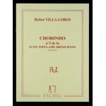 Partition villa - lobos, suite populaire brsilienne pour guitare n 5 chorinho, edition eschig