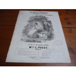 Partition xixe pour piano et chant / la petite bergere ou le charme de la voix