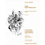 Pascal laborie : pièce pour timbales n 1 pour 5 timbales, cymbale chinoise et piano - billaudot Pascal laborie : pièce pour timbales n 1 pour 5 timbales, cymbale chinoise et piano - billaudot