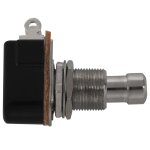 Pdale de guitare 2 broches spst effets momentans interrupteur au pied a bouton - poussoir