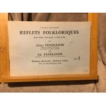 Pendleton reflets folkloriques partition chant percussion flute bec ed. choudens volume 1