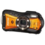 Pentax appareil photo numrique tanche optio wg - 1 gps brillant orange environ 14 millions de pixels ...