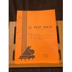 Le petit bach livre 1 h. vaillant 24 pi�ces faciles partition piano ed. delrieu