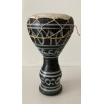 Petit tam tam / tambourin africain en céramique et peau Petit tam tam / tambourin africain en céramique et peau