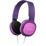 Philips kids shk2000pk - ecouteurs - sur - oreille - filaire - jack 3, 5mm - isolation acoustique - violet, ...
