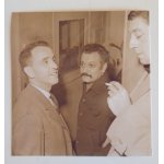 Photo tirage numrique serge gainsbourg georges brassens jacques canetti 10, 5 x 11 cm rare