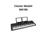 Piano / clavier arrangeur medeli mk100