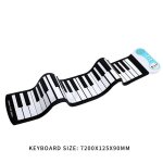 Piano a clavier electronique souple en silicone, 37 touches, flexible, sans batterie, instrument de musique ...