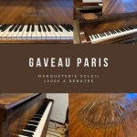 Piano quart de queue gaveau paris marqueterie soleil