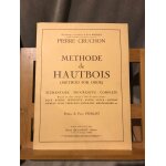 Pierre cruchon mthode de hautbois partition editions billaudot prf. pierlot