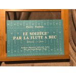 Pierre paubon le solf�ge par la fl�te a bec partition editions leduc d�butant 1re ann�e