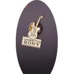 Pin's guitare instrument de musique sony cassettes audio zamac sign� tosca ref 5027