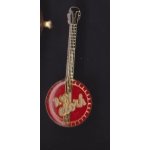 Pin's instrument de musique banjo no guitare ref 5138