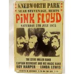 Pink floyd affiche de concert en métal knebworth park Pink floyd affiche de concert en métal knebworth park