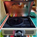 Platine vinyle radio fm stereo auna ref 10021700