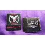 Pochettes de 20 allumettes hollywood rock center 6660 hollywood bl & british imports 2 pochettes de 19913. ...
