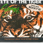 Pochette du 45 t vinyle de survivor eye of the tiger . 1982. cbs Pochette du 45 t vinyle de survivor eye of the tiger . 1982. cbs