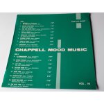 Pochette carton vide de l'album vinyle chappell mood music vol. 19 cmm 219 mono - fond vert - 30x30cm ...