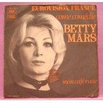 Pochette pour disque vinyle 45 tours - betty mars - eurovision france - pathé / emi 2 c006 - 11905 m Pochette pour disque vinyle 45 tours - betty mars - eurovision france - pathé / emi 2 c006 - 11905 m