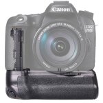 Poign�e grip batterie pour appareil photo canon eos 70d 80d bg - e14 / lp - e6