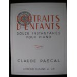 Portraits d'enfants douze instantanes pour piano