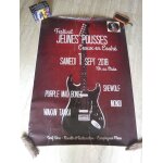 Poster affiche concert festival jeunes pousses 2018 - 84x119 cm