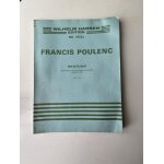 Poulenc - sextuor pour piano, flute, hautbois, clarinette, basson et cor - score and parts - partie de ...