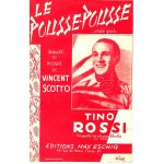 Le pousse - pousse. tino rossi. a 63