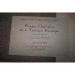 Principes el�mentaires de la technique pianistique a l'usage des d�butants - d'apr�s m�thode alfred cortot ...