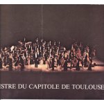 Programme orchestre du capitole de toulouse, cathedrale st - etienne toulouse, jos aquino 1983