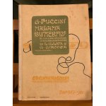 Puccini madame butterfly partition pour piano seul version edition ricordi