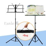 Pupitre a musique music stand porte partition lutrin lecture de musique avec sac Pupitre a musique music stand porte partition lutrin lecture de musique avec sac