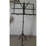 Pupitre de musique pliable m�tal noir r�glable housse