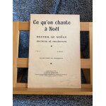 Ce qu'on chante a noel 2e recueil nols anciens modernes lignes vocales hamelle