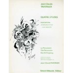 Quatre 4 etudes pour batterie et piano ou vibraphone Quatre 4 etudes pour batterie et piano ou vibraphone